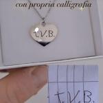 Collana con incisione personalizzata