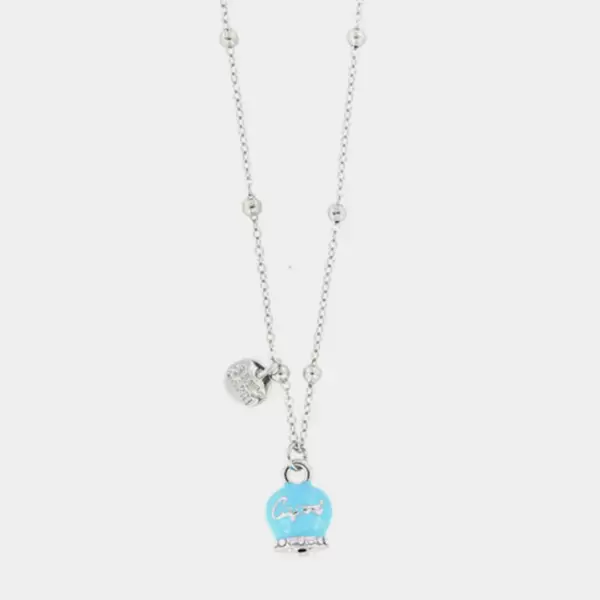 Collana in Metallo con campanella portafortuna