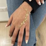 Baciamano in Argento 925 con cristalli